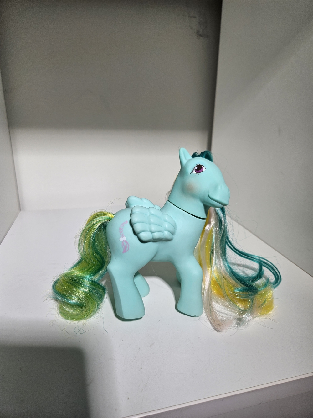 Vintage My Little Pony Braided Beauty Brush 'n Grow Ponies  MLP G1